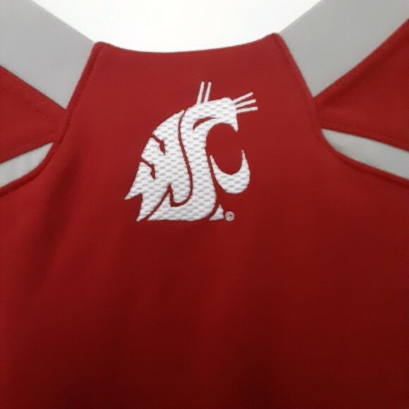 Washington State Cougars Sweatshirt Mens L Red Long Sleeve Therma Fit Y2K Nike - Picture 7 of 9